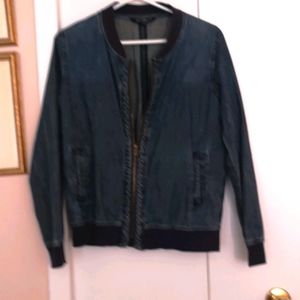 Zipper Jean jacket